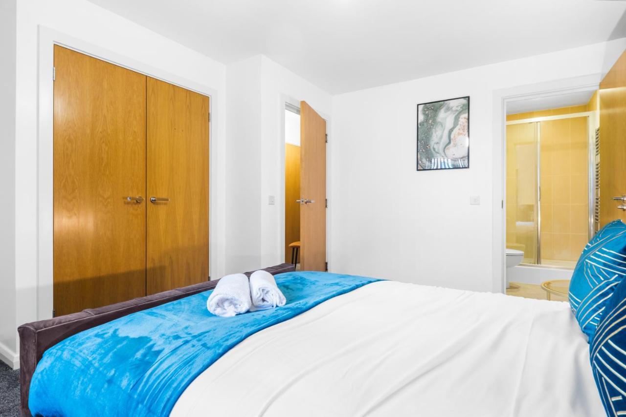 Ebra Stays - Luxury 2 Bedroom Apartment - Birmingham Bagian luar foto