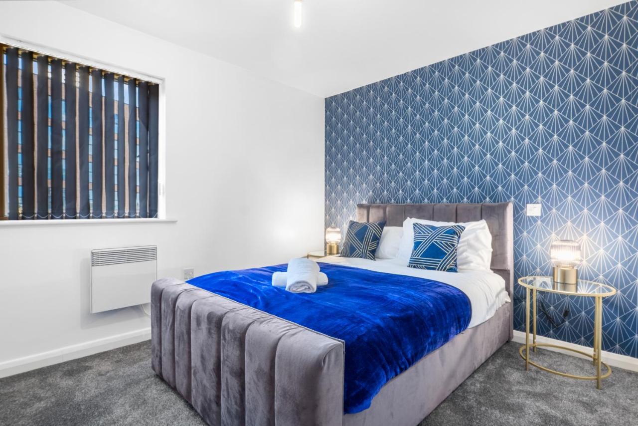 Ebra Stays - Luxury 2 Bedroom Apartment - Birmingham Bagian luar foto